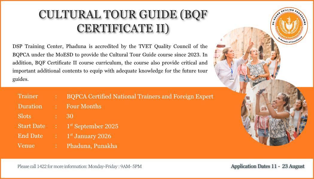 CULTURAL TOUR GUIDE (BQF CERTIFICATE II)